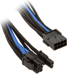 Fotoja e Adapter Silverstone PCI, 25 cm, i zi/kaltër