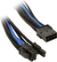 Fotoja e Adapter Silverstone PCI, 25 cm, i zi/kaltër, Picture 1