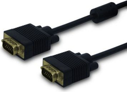 Fotoja e Kabllo Savio D-Sub (VGA) - D-Sub (VGA), 1.8m, e zezë