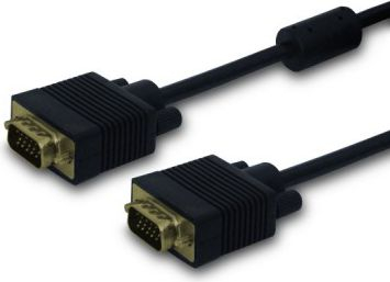 Fotoja e Kabllo Savio D-Sub (VGA) - D-Sub (VGA), 1.8m, e zezë