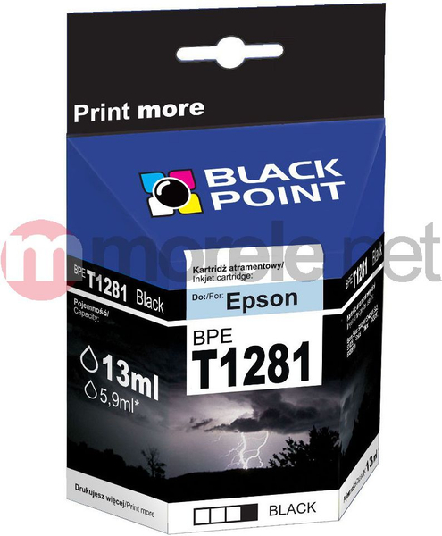 Fotoja e Bojë Black Point, BPET1281 / C13T12814010, e zezë