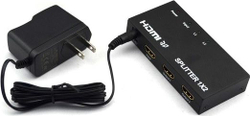 Fotoja e Ndarës Savio HDMI për 2 marrës (SAVIO CL-42), i zi
