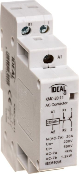 Fotoja e Kontaktor modular Kanlux 20A, 1Z, 1R, 230V AC, KMC-20-11 23244