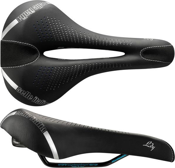 Fotoja e Shalë biçiklete Selle Italia Lady Gel Flow L, e zezë