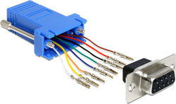 Fotoja e Përshtatës SUB-9 - RJ45 Delock, i kaltër