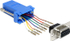 Fotoja e Përshtatës SUB-9 - RJ45 Delock, i kaltër, Picture 1