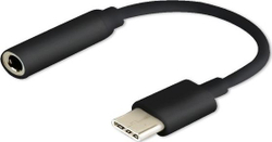 Fotoja e Adapter Savio USB - Jack 3.5 mm, i zi