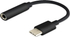Fotoja e Adapter Savio USB - Jack 3.5 mm, i zi, Picture 1