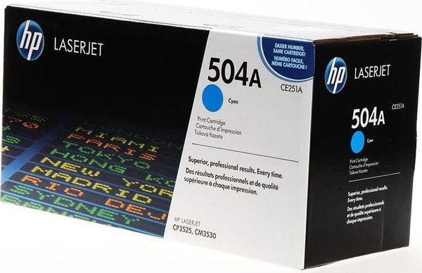 Fotoja e Toner HP, 504A, tërkiz