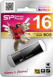 Fotoja e Flash drive Silicon Power (SP016GBUF3B05V1K), 16 GB, i zi