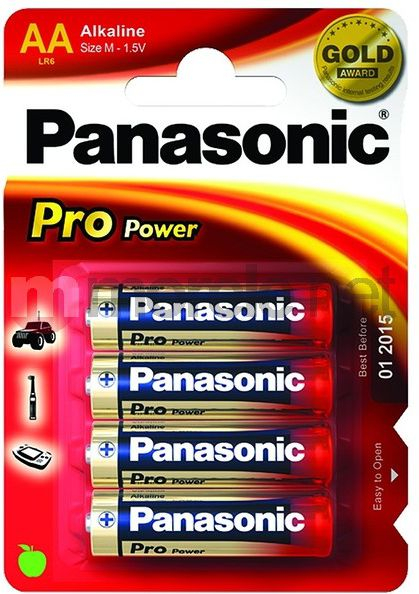 Fotoja e Bateri Panasonic Pro Power, AA / R6, 4 copë