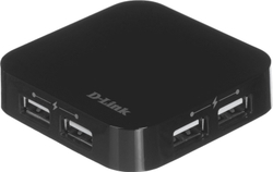 Fotoja e USB Hub D-LINK DUBH4, 4x USB-A 2.0, 480mb/s