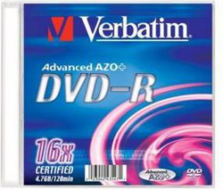 Fotoja e DVD-R Verbatim (43547), 4.7 GB, 16x,