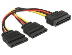 Fotoja e Kabllo Delock SATA 15-pin - SATA 15-pin x2, 0.15m