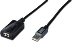 Fotoja e Kabllo USB Digitus USB-A DA73101, 15 m, e zezë