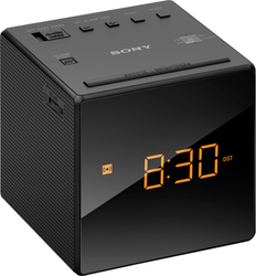 Fotoja e Orë me alarm Sony IC-FC1B, e zezë