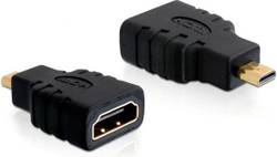 Fotoja e Adapter DeLock, HDMI - Micro-HDMI, i zi