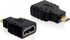 Fotoja e Adapter DeLock, HDMI - Micro-HDMI, i zi, Picture 1