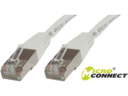Fotoja e Kabllo MicroConnect S/FTP, CAT6, 0.25m, e bardhë