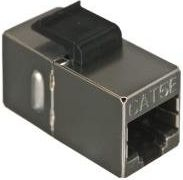 Fotoja e Adapter RJ45 - RJ45, STP, CAT.5e, i argjendtë