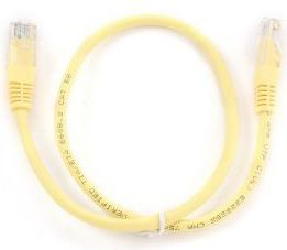 Fotoja e Kabllo DeLock Patchcord PP12, 0.25m, e verdhë