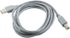 Fotoja e Kabllo rrjeti Gembird USB-A - USB-B, 1.8m, e hirtë, Picture 1
