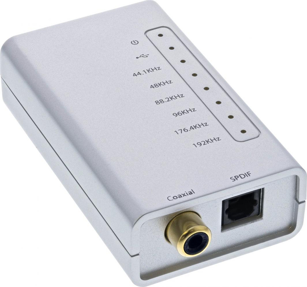 Fotoja e Përshtatës USB HD Audio InLine, i bardhë