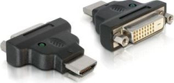 Fotoja e Përshtatës Delock HDMI AV DVI-D, i zi