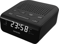 Fotoja e Radio me orë Sencor SRC 136 B, e zezë