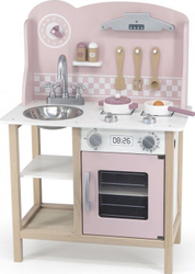 Fotoja e Lodër kuzhinë druri Viga Toys PolarB 44046, rozë/ argjendë, +3 vjeç