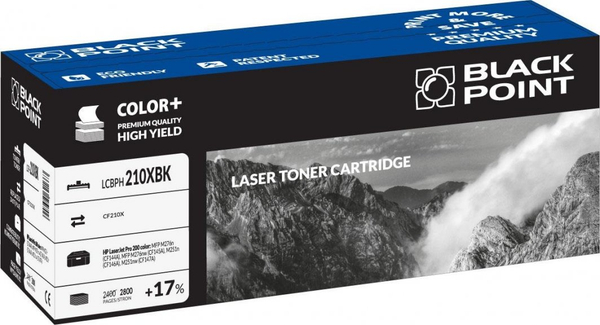 Fotoja e Toner printeri Black Point, i zi
