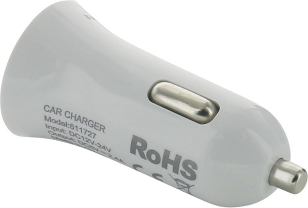Fotoja e Karikues makinash Holdit Smartline, 1x USB-A, 2.4A, i bardhë