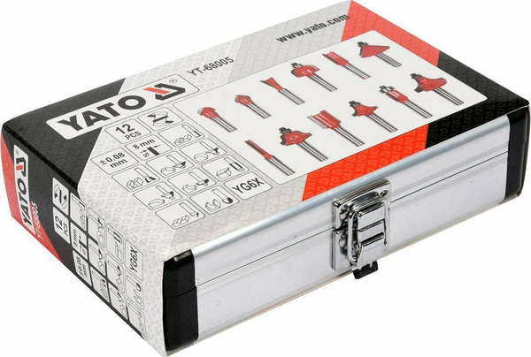Fotoja e Set thikash për dru Yato YATO YT-68005, 12 copë