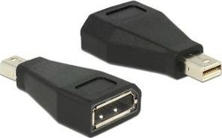 Fotoja e Përshtatës AV Delock DisplayPort Mini - DisplayPort, i zi