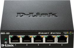 Fotoja e Ndërprerës D-Link DGS-105/E