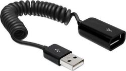 Fotoja e Kabllo Delock USB-A - USB-A, 0.6m, e zezë
