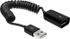 Fotoja e Kabllo Delock USB-A - USB-A, 0.6m, e zezë, Picture 1