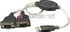 Fotoja e Kabllo USB Manhattan USB-A - 2x RS-232, 0.45m, e zezë, Picture 1