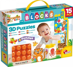 Fotoja e Blloqe ndërtimi Lisciani Picture Blocks - Carotina Baby, 15 copë