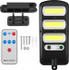 Fotoja e Llambë solare muri LTC, LED COB 24 W, 1800 lm, e zezë, Picture 7
