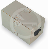 Fotoja e Përshtatës dhe lidhës për kabllo Ethernet-i Solarix RJ45/RJ45, Cat.5e, STP