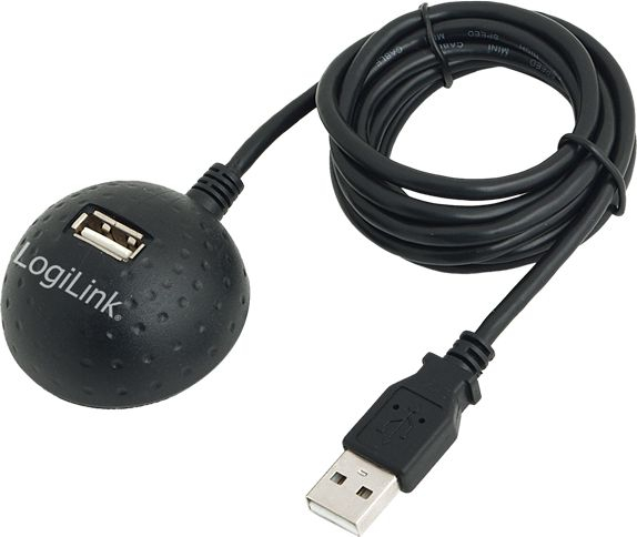 Fotoja e Kabllo LogiLink 1x USB-A 2.0, e zezë