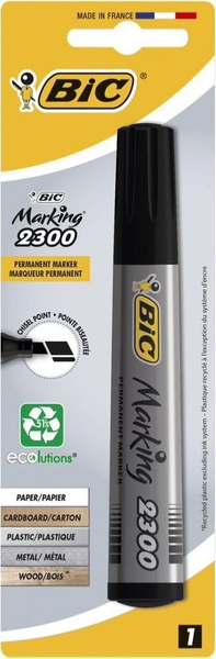Fotoja e Marker permanent Bic 2300, i zi