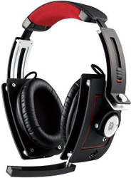 Fotoja e Kufje Thermaltake eSports Level HT-LTM010ECBL, 20Hz-20kHz, USB, Mini Jack 3.5 mm, të kuqe
