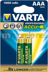 Fotoja e Bateri rikarikuese Varta AAA, 1000 mAh, 2 copë