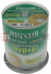 Fotoja e Disqe Maxell DVD+R (275641.30.GB), 4.7 GB, 16x, 100 copë
