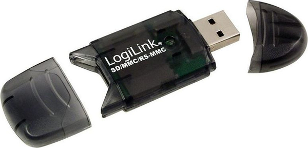 Fotoja e Lexues i kartave të memories USB LogiLink, i zi