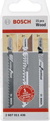 Fotoja e Teh sharre Bosch T-Blade, 15 copë