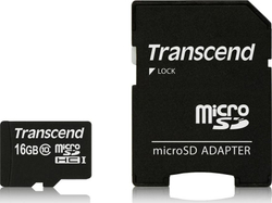 Fotoja e Kartë memorie microSDHC Transcend 16GB Class 10