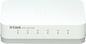 Fotoja e Switch D-Link GO-SW-5G, 5 porta, Ethernet Gigabit, i bardhë